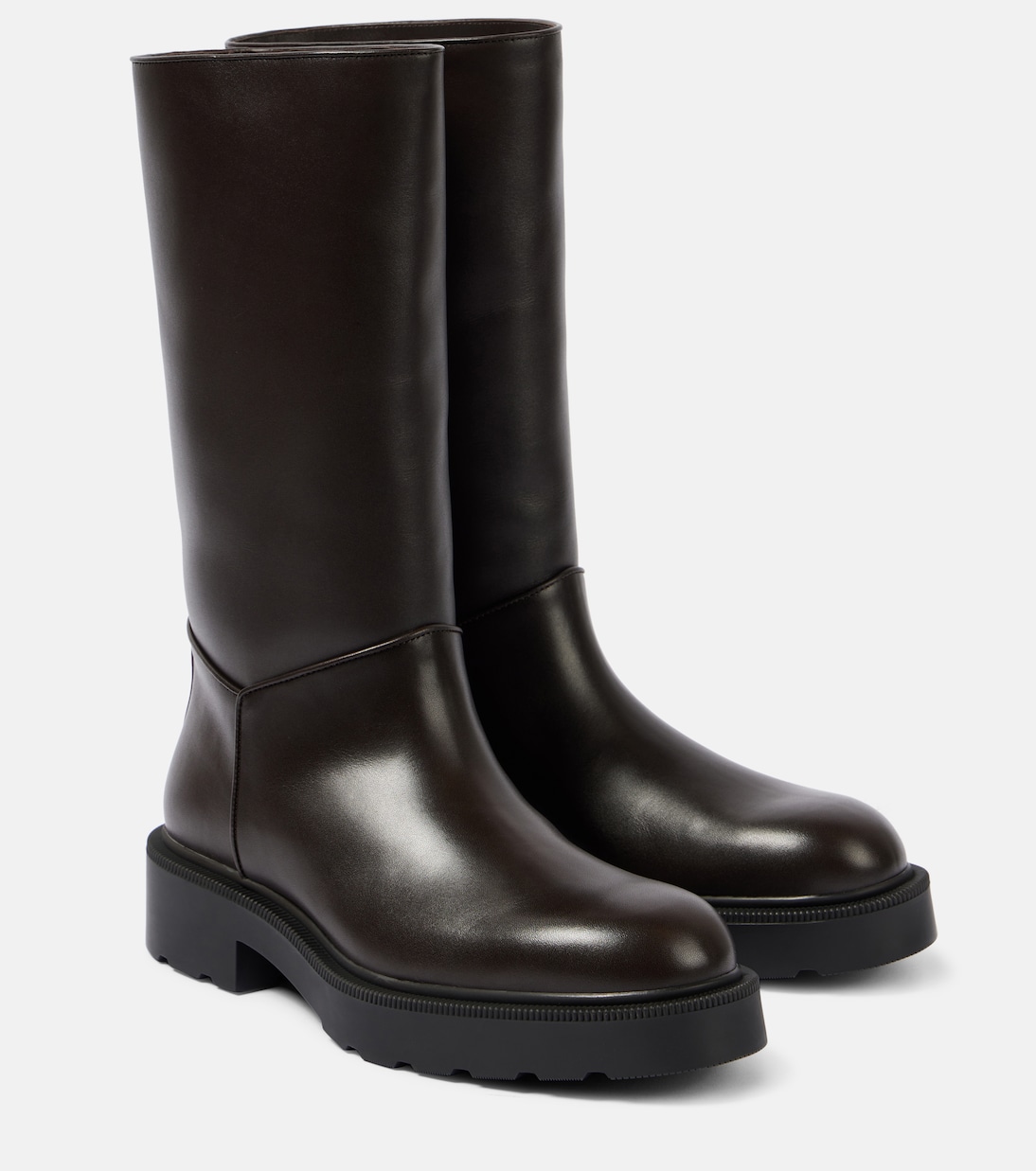 Кожаные ботинки Nobilis The Row, Laquer Brown