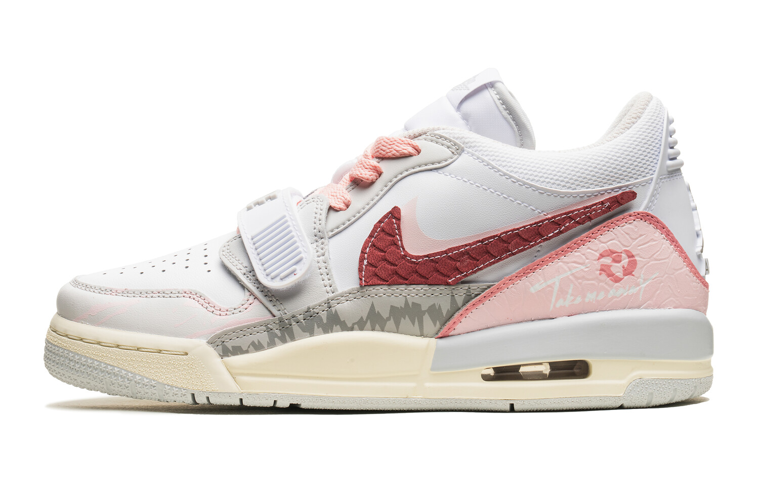 

Кроссовки Jordan Legacy 312 Vintage Basketball Shoes Women's Low-top Pink/White, розовый