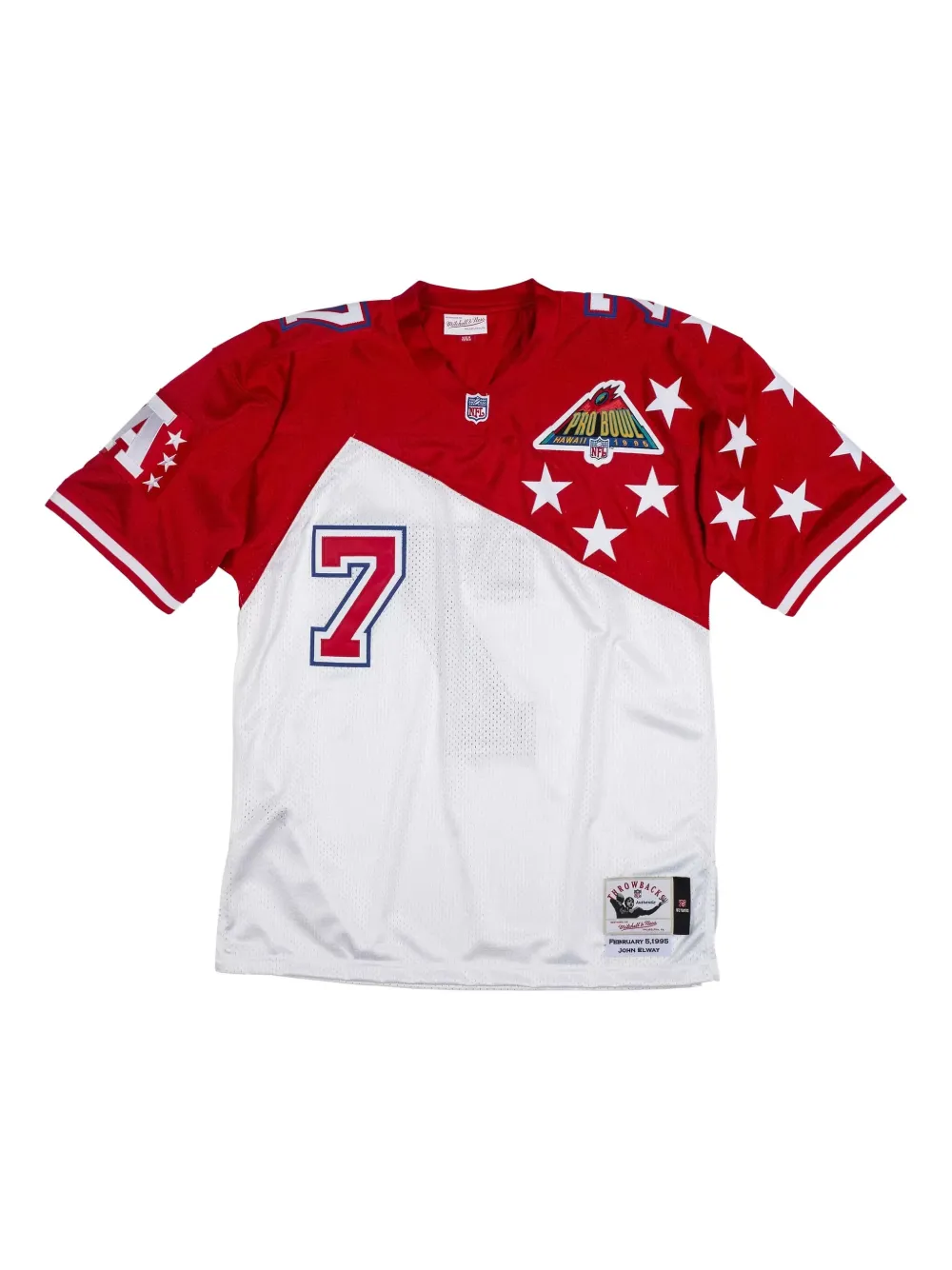 

Топ John Elway AFC Pro Bowl Authentic Player White/Red (1995 год) Mitchell & Ness, белый