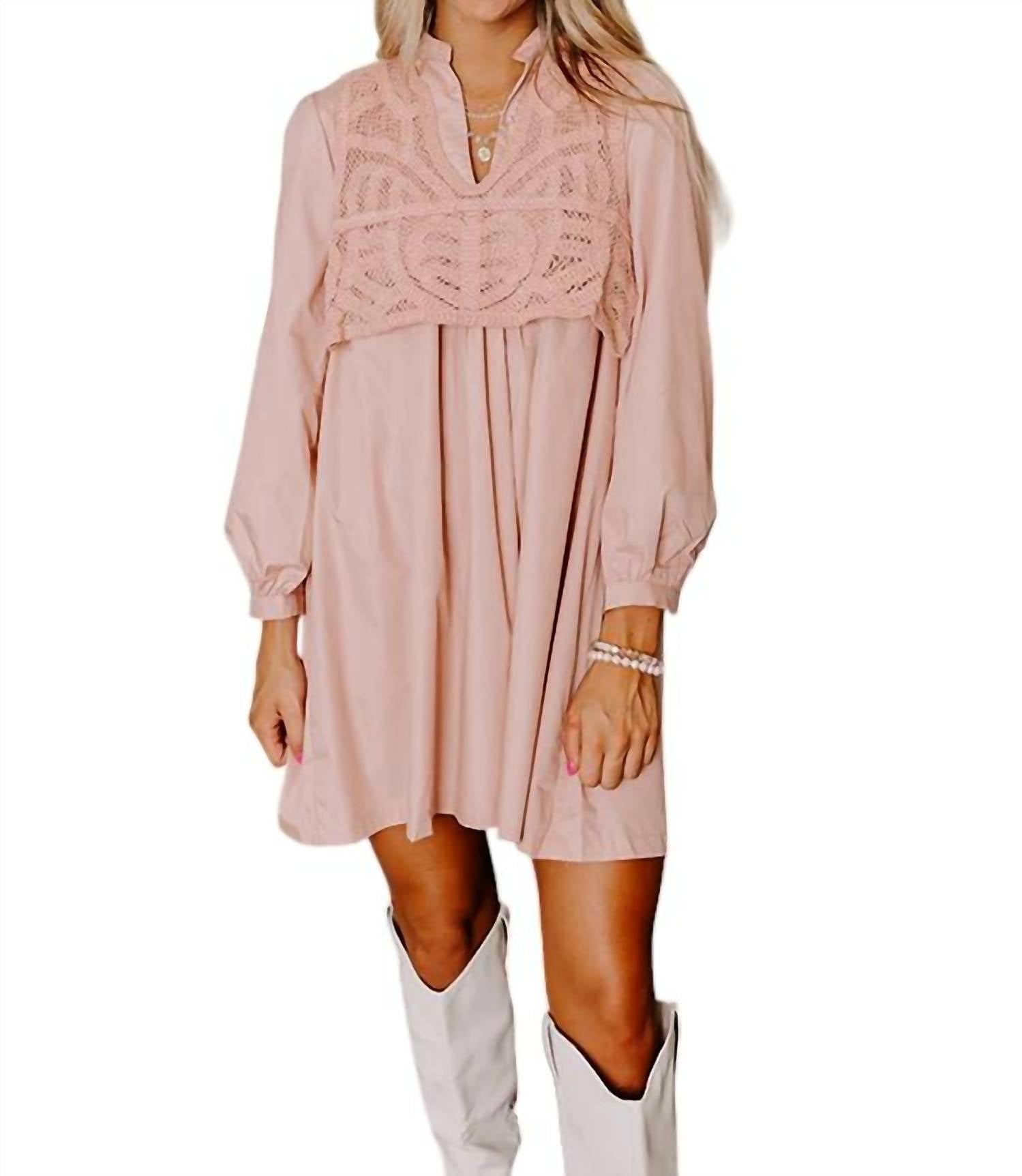 

Вязаный жилет платье-бэбидолл в сиреневом цвете AnnieWear