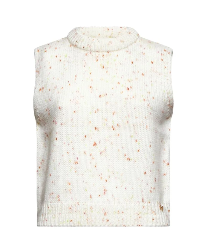 

Топ без рукавов с контрастными микродеталями Silvian Heach, бежевый