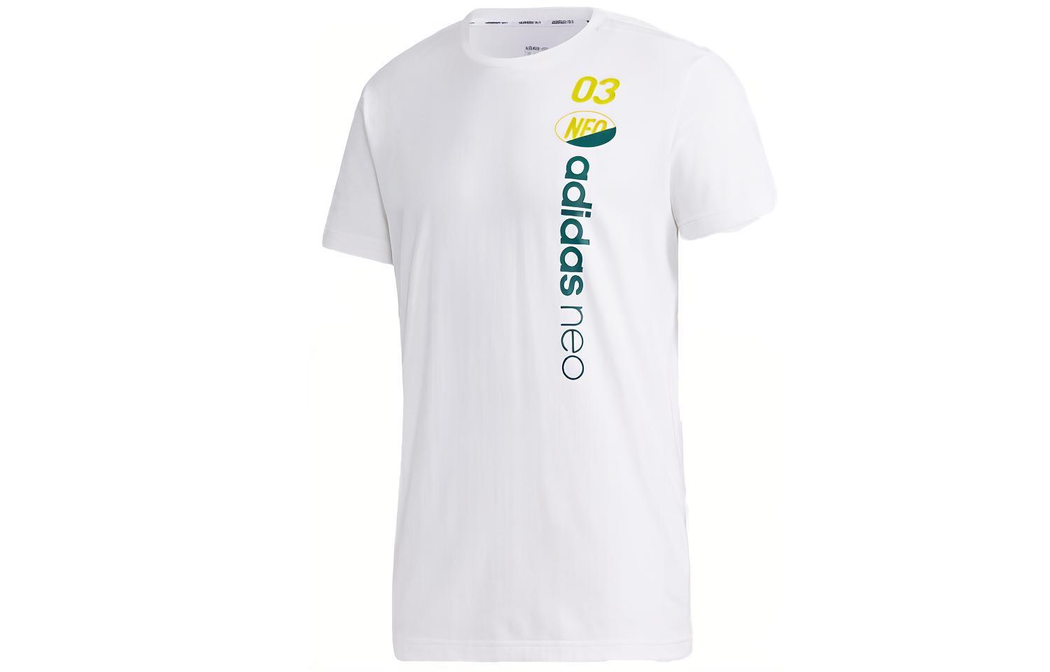 

Adidas Neo Футболка мужская белая, Белый, Adidas Neo Футболка мужская белая