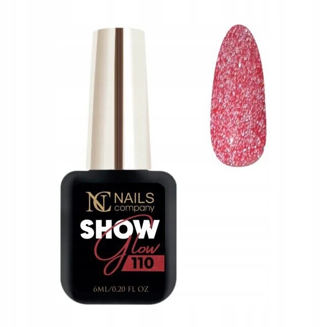 

Nails Company, Гибридный лак для ногтей, Show Glow Collection 110, 6 мл