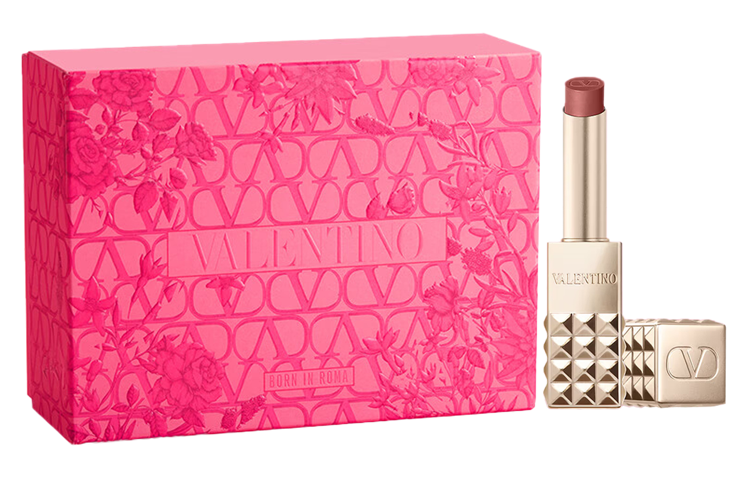 

Valentino Помада Stud Rose Box матовая, легко растушевывается, 2,3 г