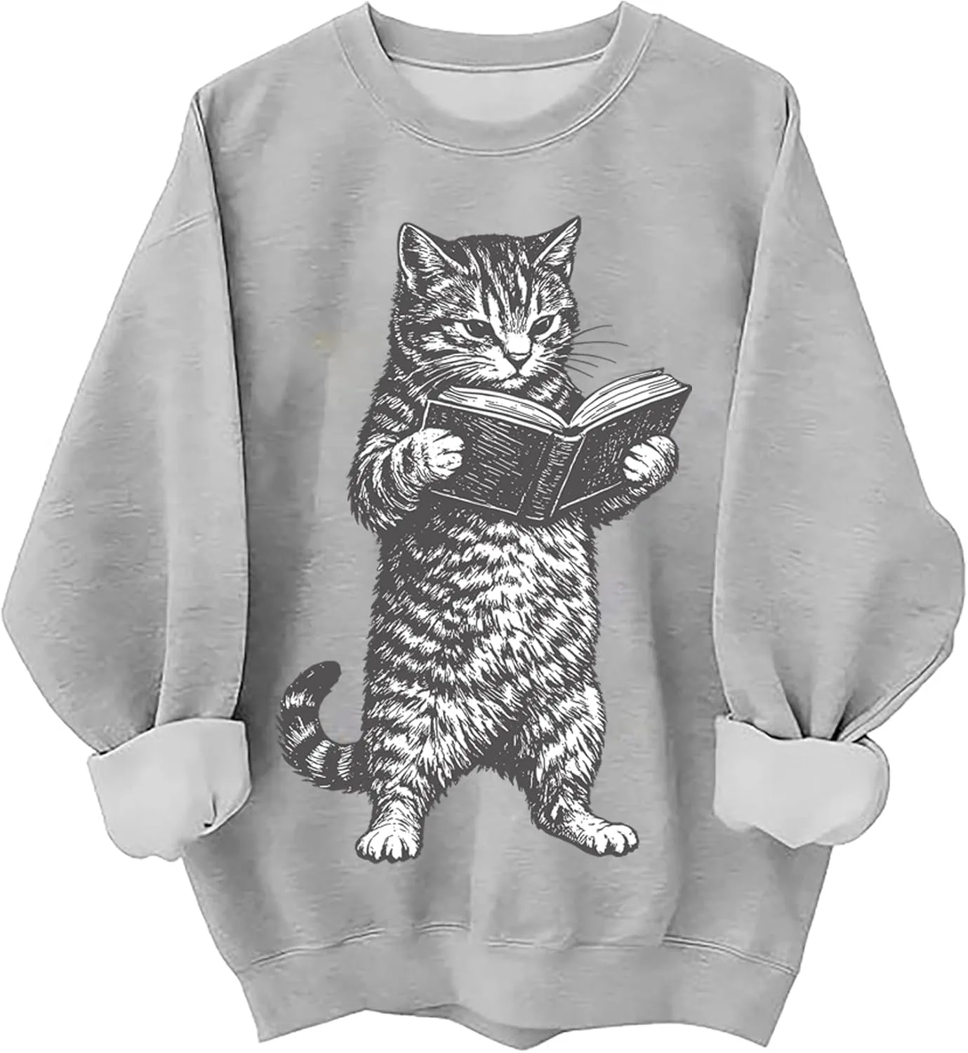 

Толстовка Cat Reading Book Lover SIMJEW