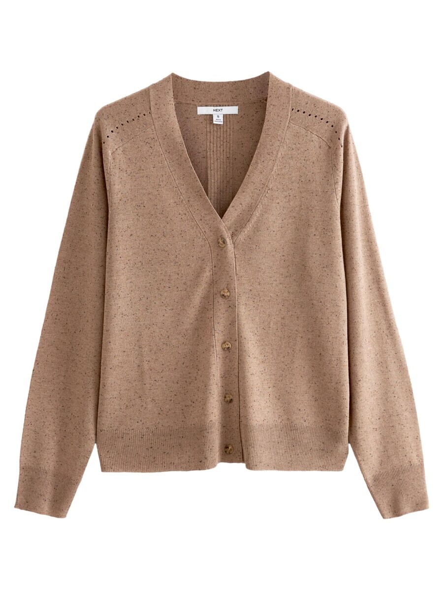 

Вязаный кардиган Next Knit Cardigan, коричневый