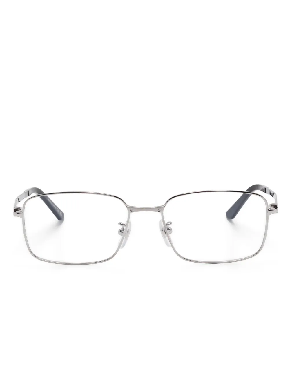 

Очки в прямоугольной оправе Cartier, серебристый