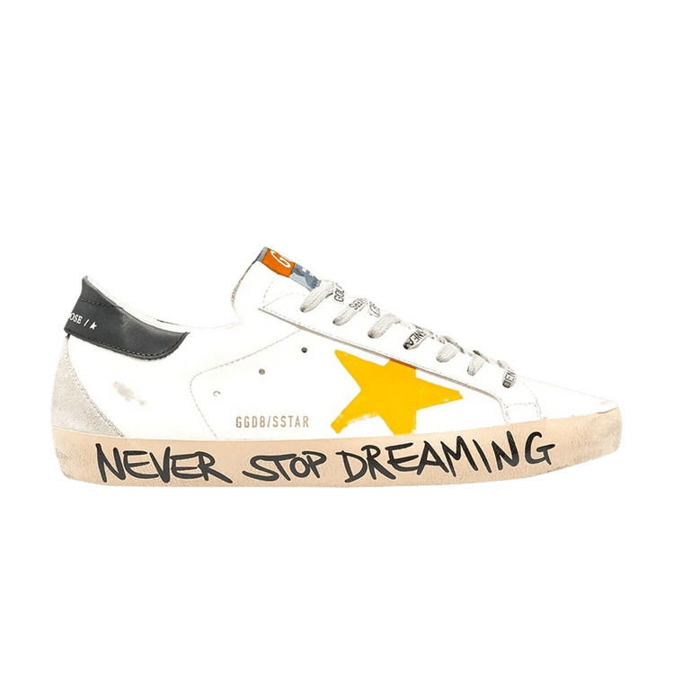 

Кроссовки Golden Goose Golden Goose Superstar 'Never Stop Dreaming - White Orange', белый