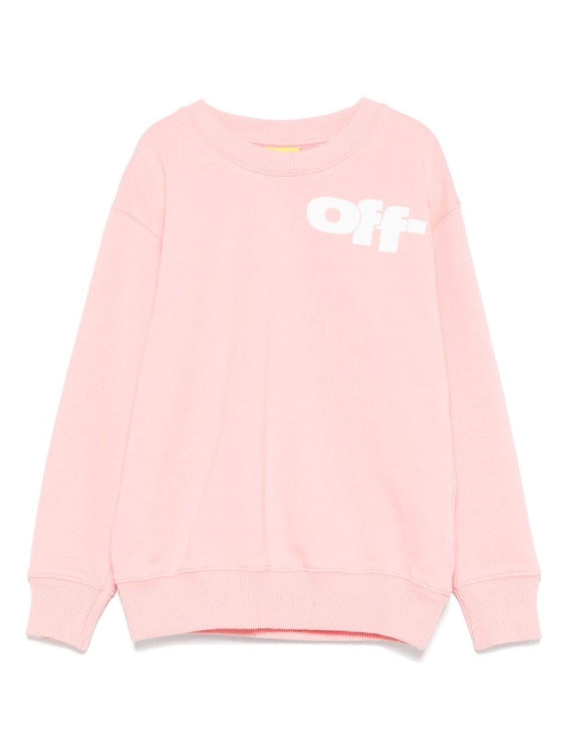 

Свитшот с логотипом Off-White Kids, розовый