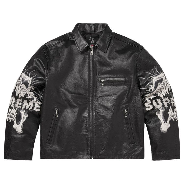 

Куртка Supreme x Y’s Leather Jacket, Black