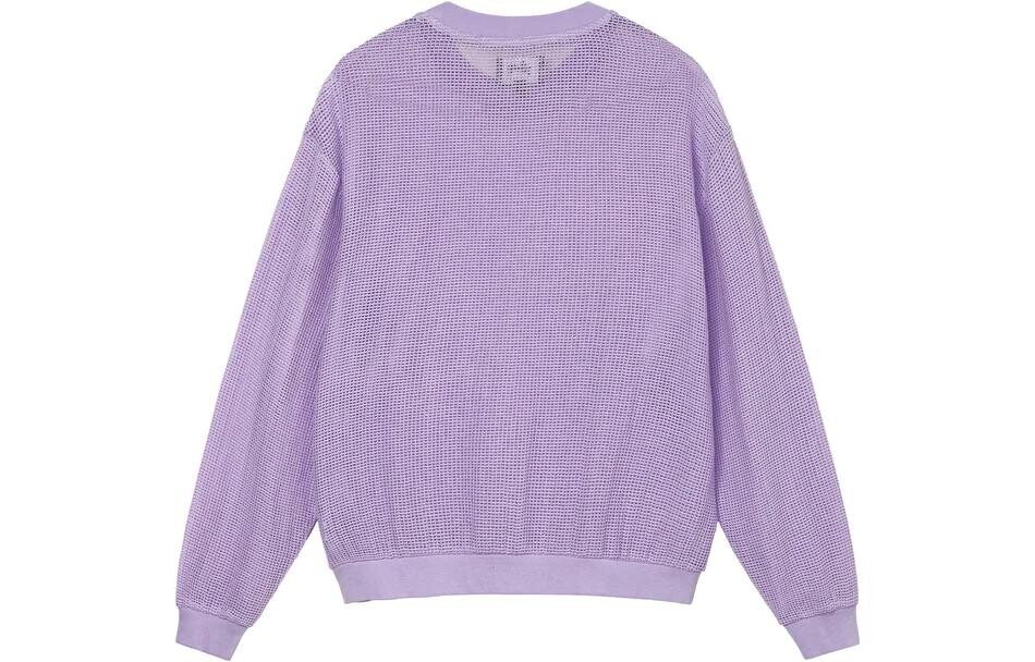 Джемпер с длинными рукавами и сетчатой вставкой Stüssy Stussy, синий — фото 2