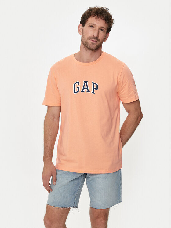 

Футболка стандартного кроя Gap, оранжевый