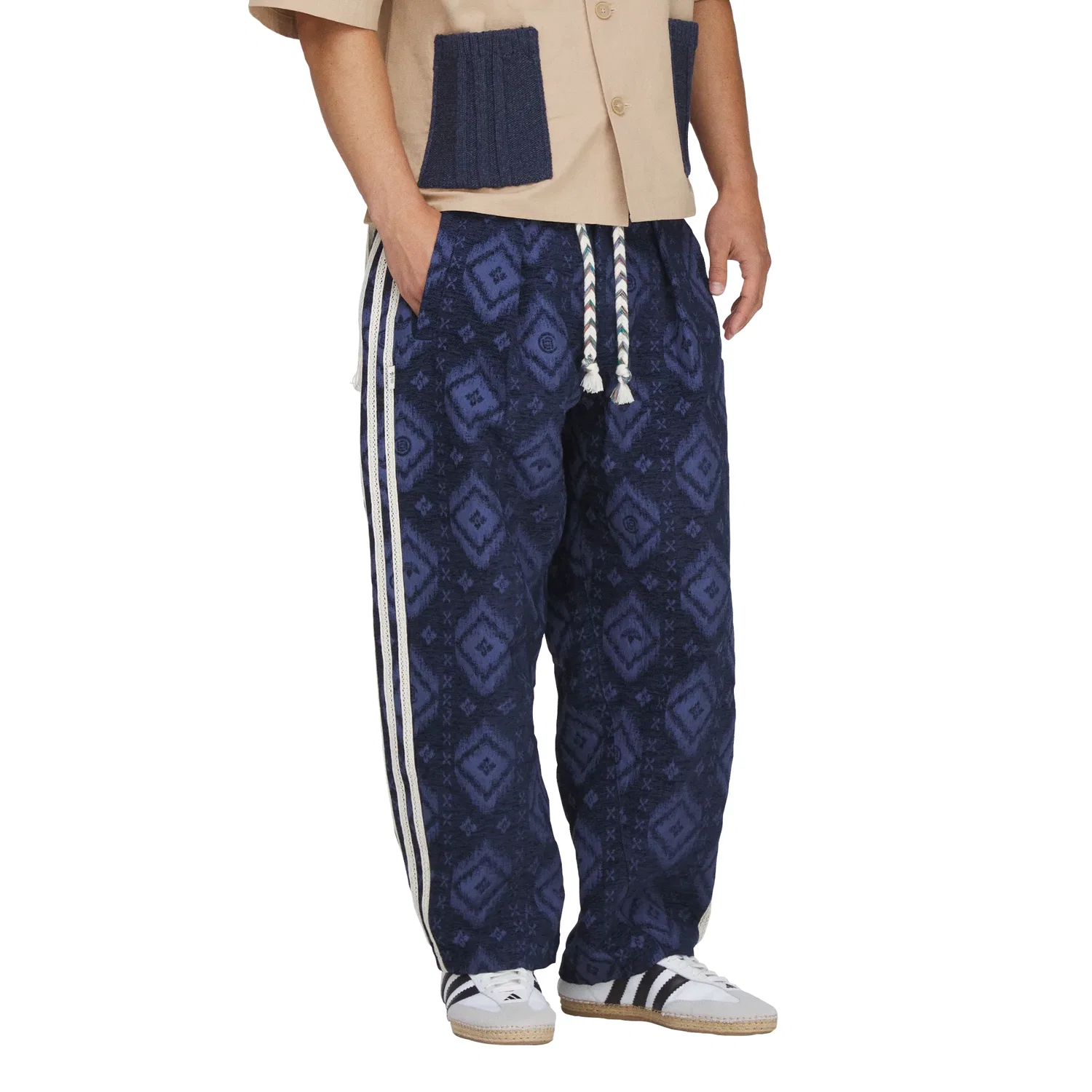 Повседневные брюки CLOT By EDISON CHEN Adidas Originals Tech Indigo — фото 3