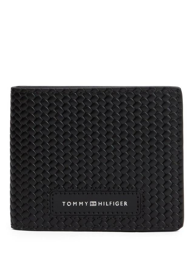 

Кошелёк из искусственной кожи с плетёной текстурой Tommy Hilfiger, Black
