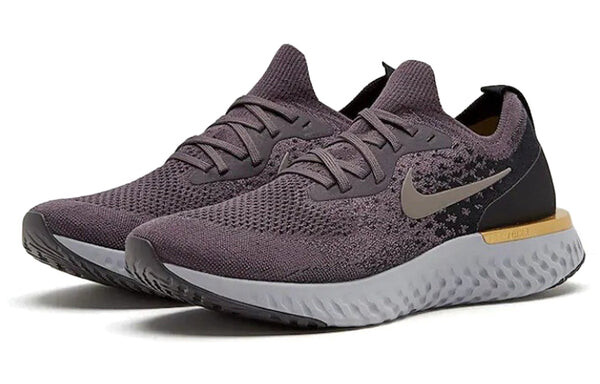 Кроссовки epic react flyknit Nike, серый — фото 3
