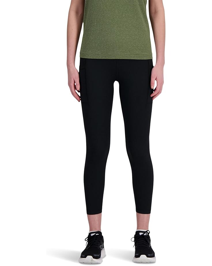 

Брюки New Balance New Balance NB Sleek Pocket High Rise Legging 23", черный
