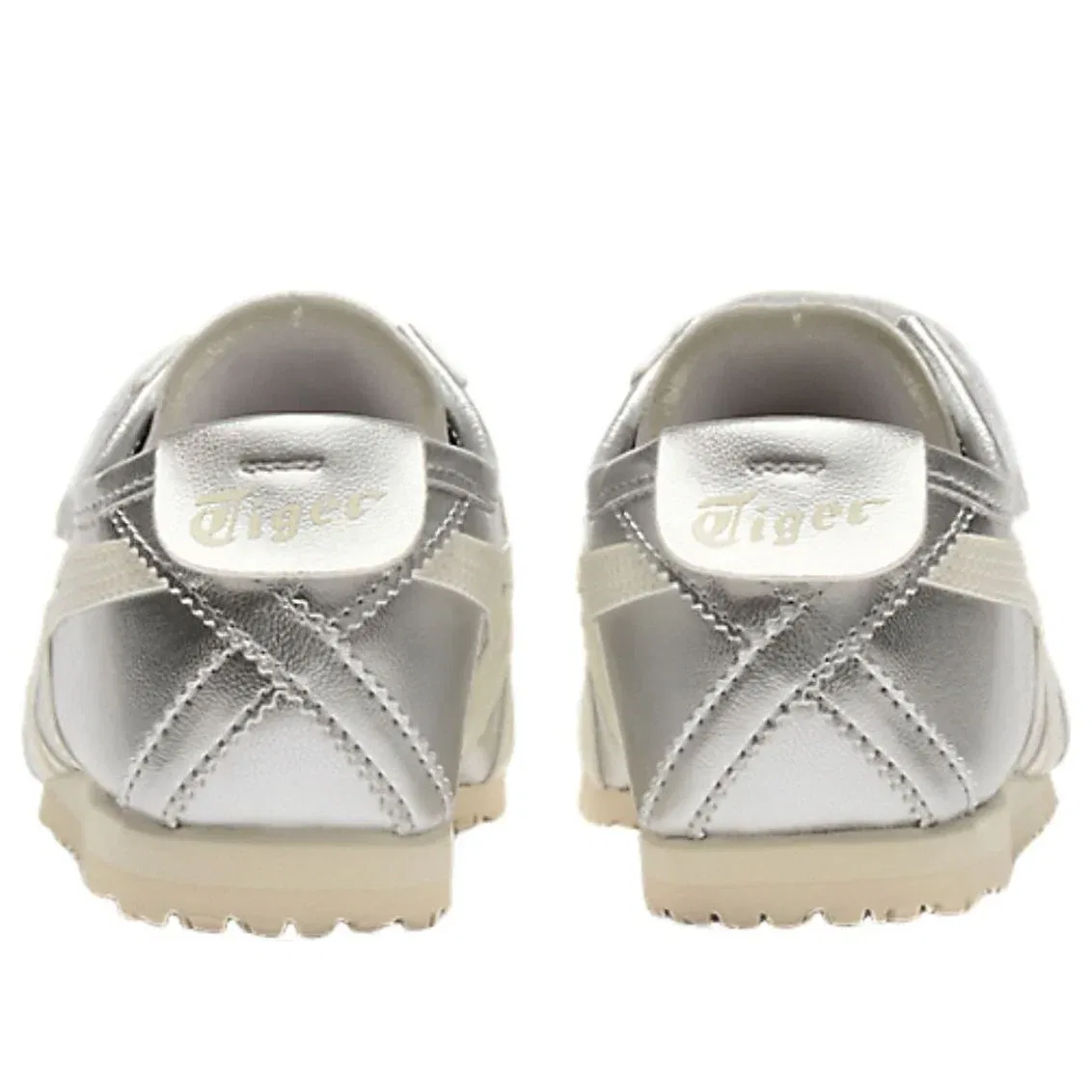Кроссовки Onitsuka Tiger Mexico 66 'Silver Off White' 1184A049-020, серебро — фото 3