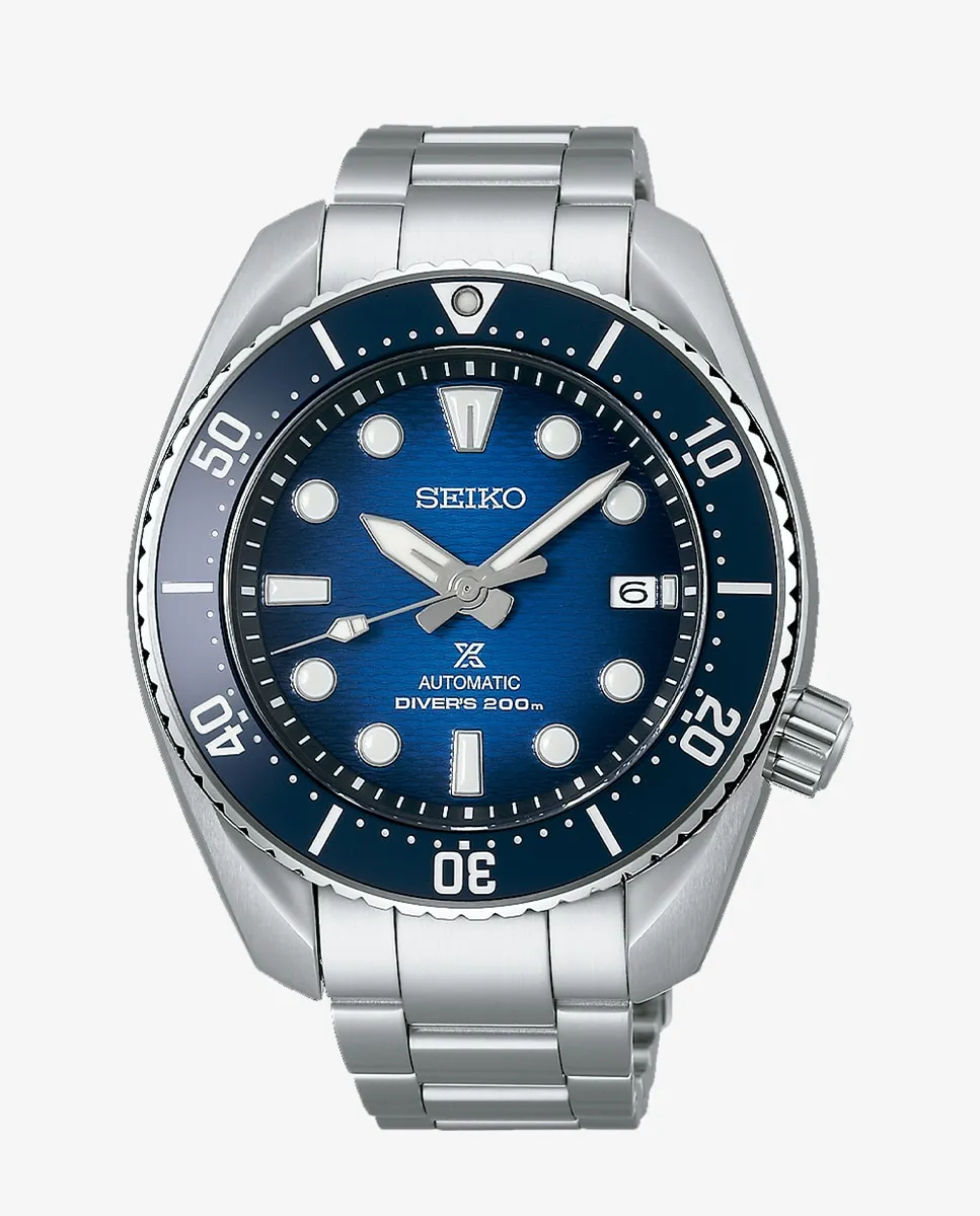 

Мужские автоматические часы Prospex SPB321J1 из стали с серебряным ремешком Seiko, серебряный