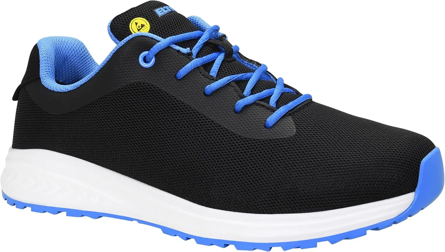 Рабочие ботинки ELTEN Marais Black-Blue Low ESD O1, женские и мужские, текстильные, легкие, спортивные