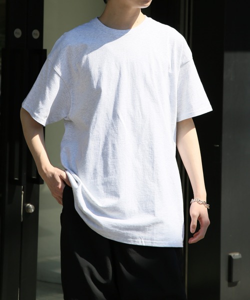 

Футболка с коротким рукавом оверсайз из ультрахлопка GILDAN, пепельный