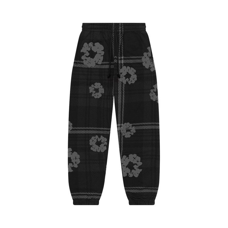 

Спортивные брюки Denim Tears Plaid Cotton Wreath Sweatpants, Black