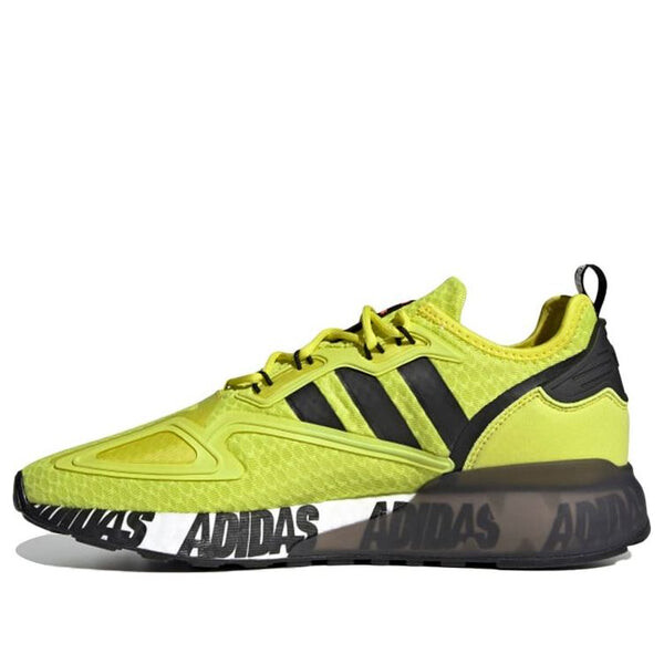 

Кроссовки zx 2k boost 'bold logo graphic - acid yellow' Adidas, желтый