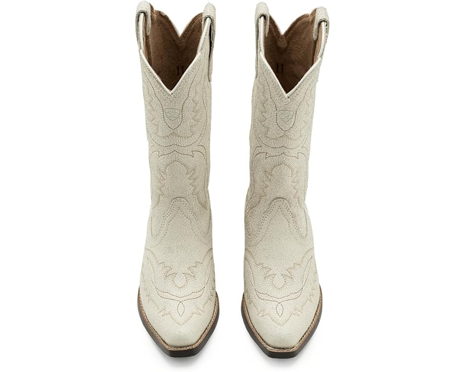 Детские ковбойские ботинки Ariat Youth Casanova (little kid/big kid) Ariat Kids, Distressed Ivory — фото 2