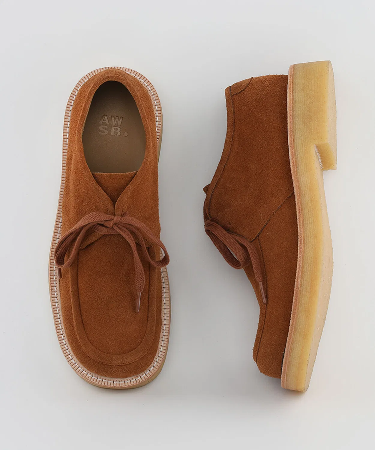 Мужские мокасины Awesomebee Toni Crepe Sole, коричневые — фото 3