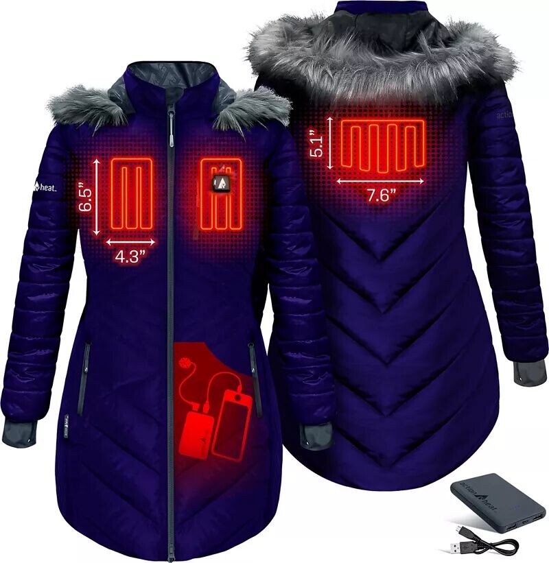 Женская куртка-пуховик ActionHeat 5V с подогревом — фото 3