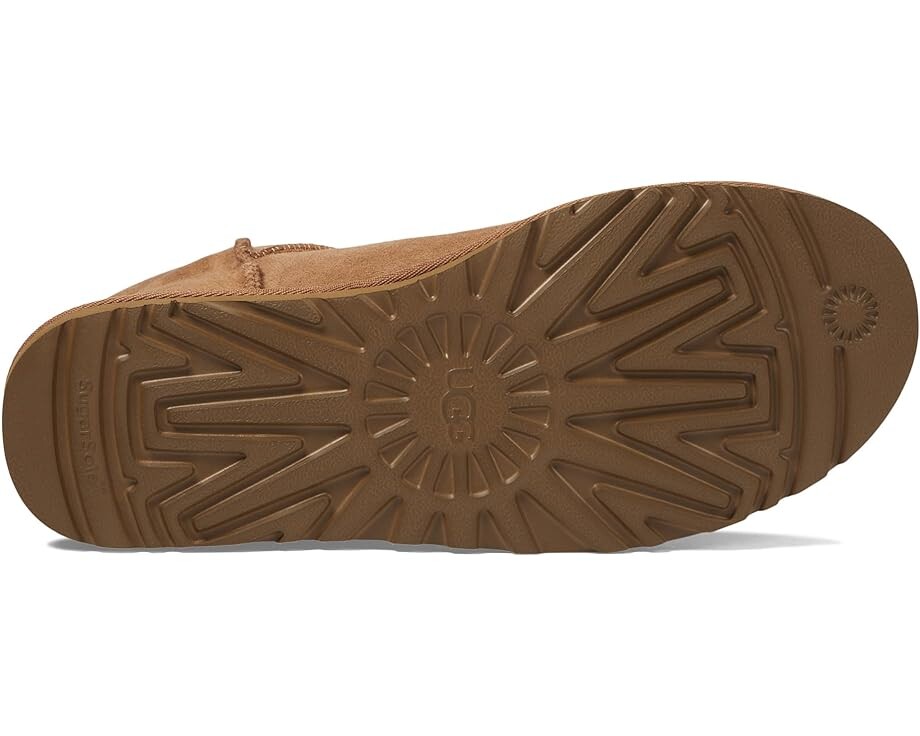 Ботинки мужские UGG Classic Mini с замшевыми защитой пятки, коричневый — фото 3