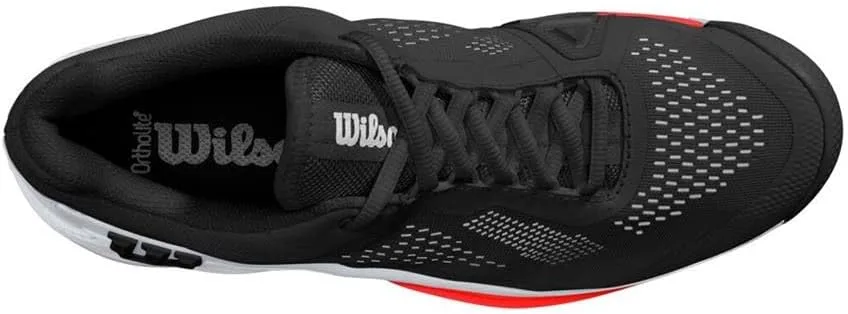 Мужские теннисные кроссовки Wilson Rush Pro 4.0, белый/черный/красный — фото 3