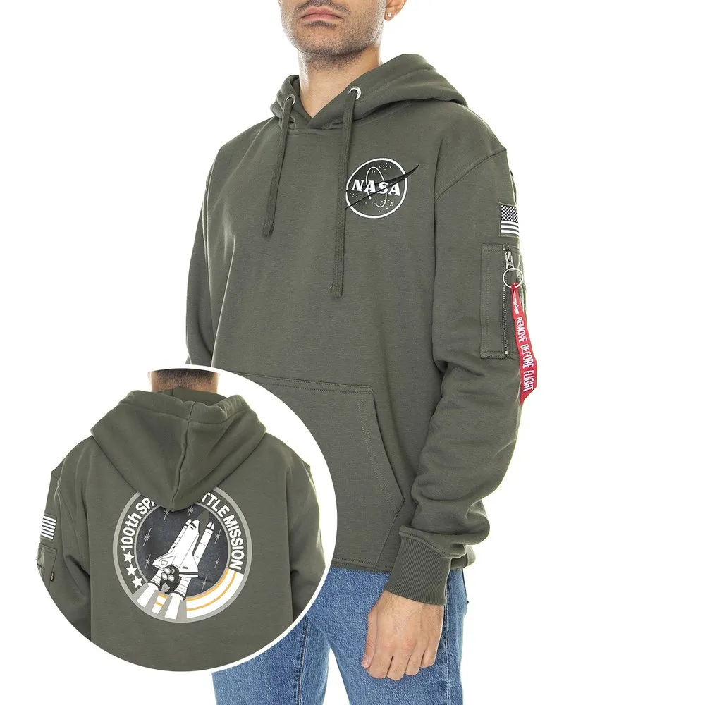 

Худи Alpha Industries Space Shuttle, зеленый