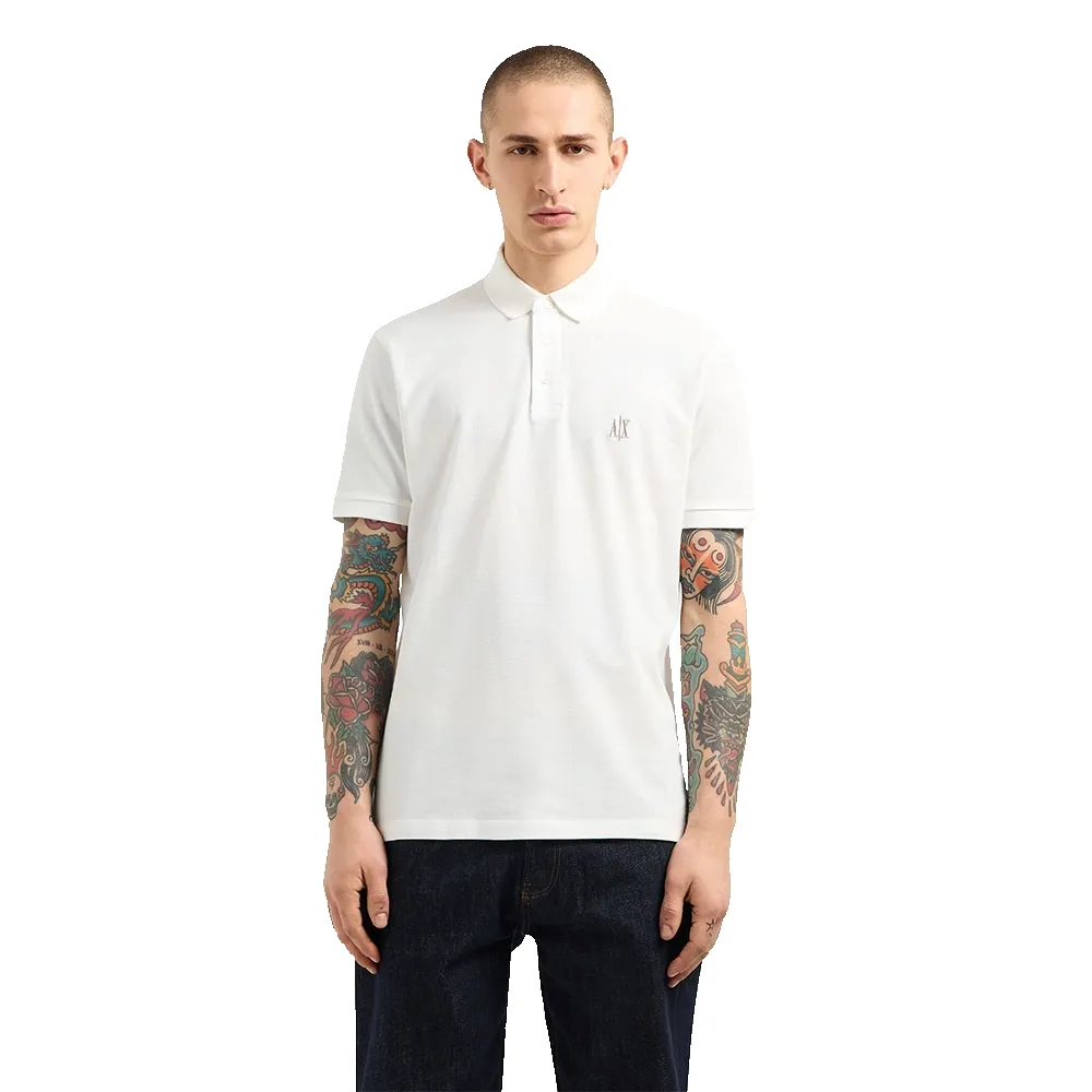

Поло с коротким рукавом Armani Exchange XM000367_AF13022, белый