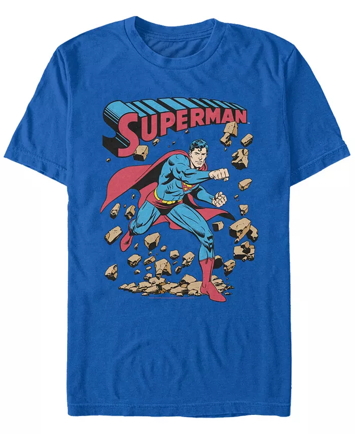 

Футболка с коротким рукавом DC Men's Superman Rock Punch Fifth Sun, синий