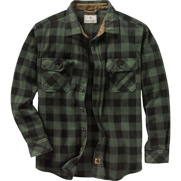 

Мужская флисовая рубашка heavyweight navigator Legendary Whitetails, Night Forest Plaid