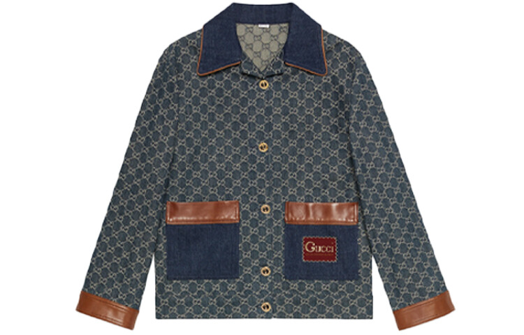 

Джинсовая куртка женская синяя Gucci
