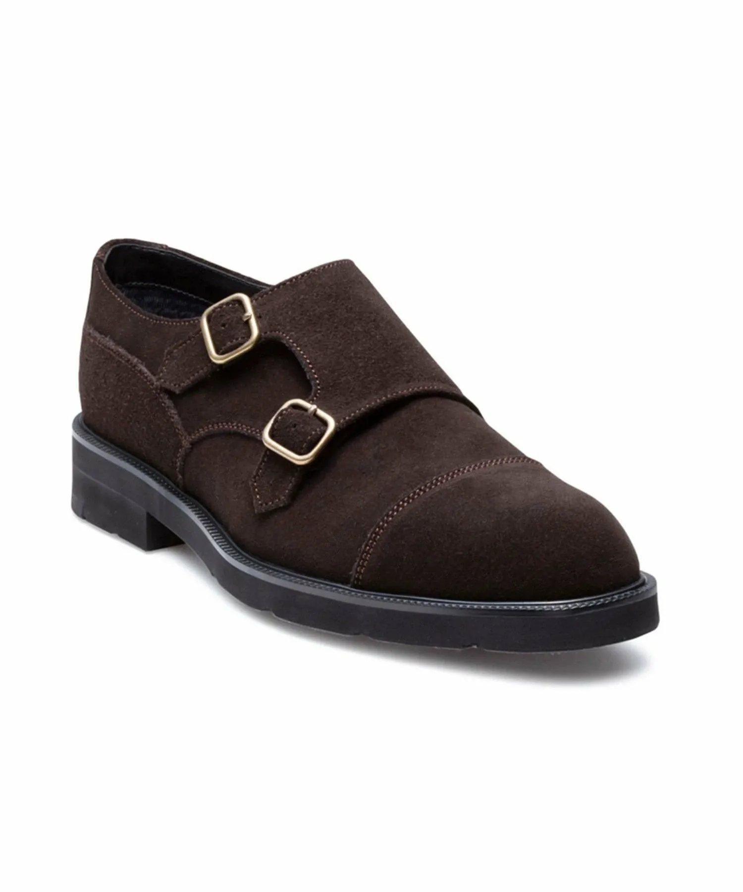 Деловые туфли Regal 37HL Double Monk GORE-TEX темно-коричневого цвета Regal, Dark brown — фото 3