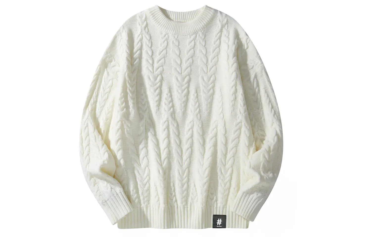 

Свитер утепленный на флисе унисекс BEENTRILL, экрю на флисе