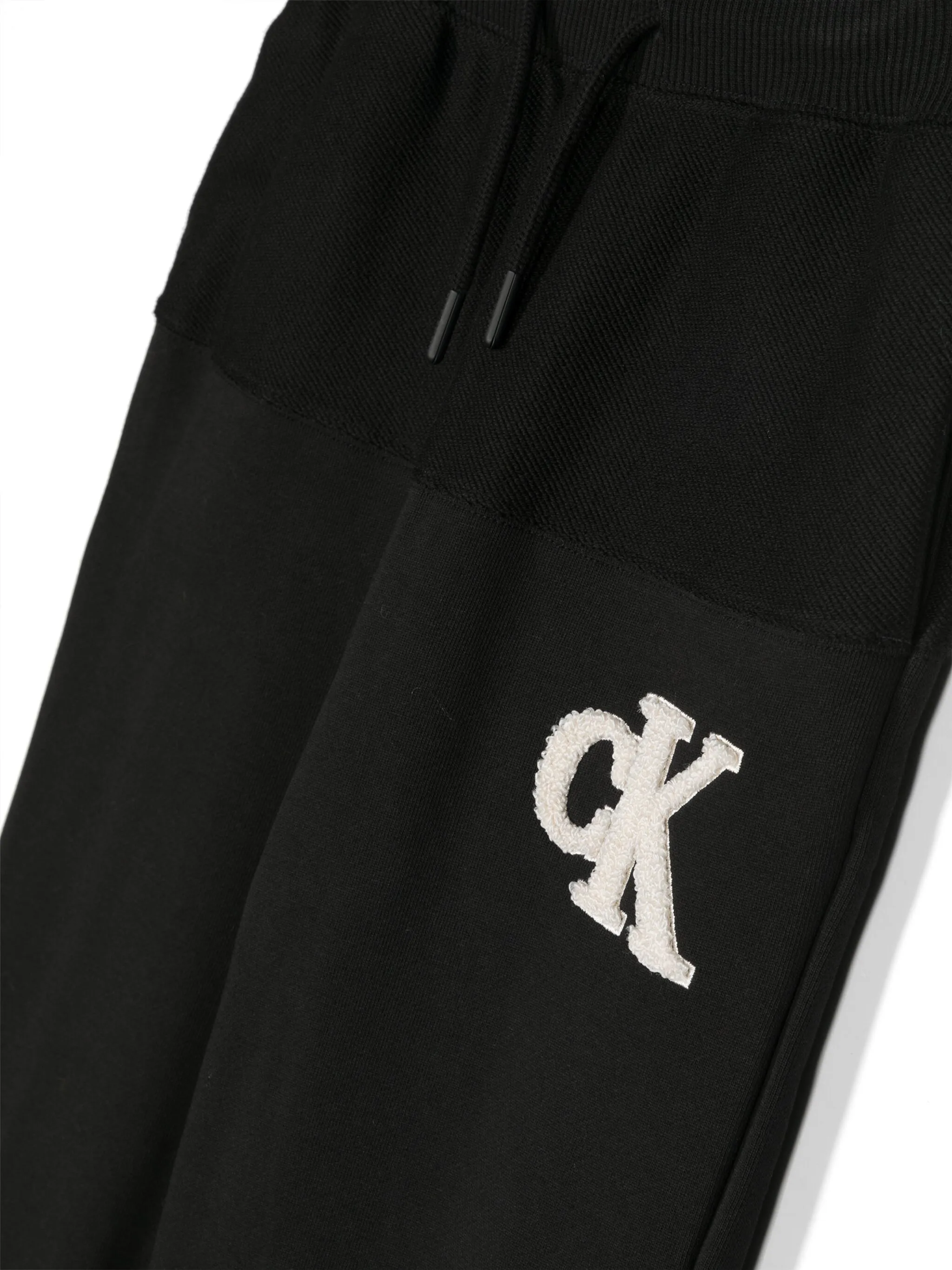 Спортивные брюки с нашивкой-логотипом Calvin Klein Kids, черный — фото 3