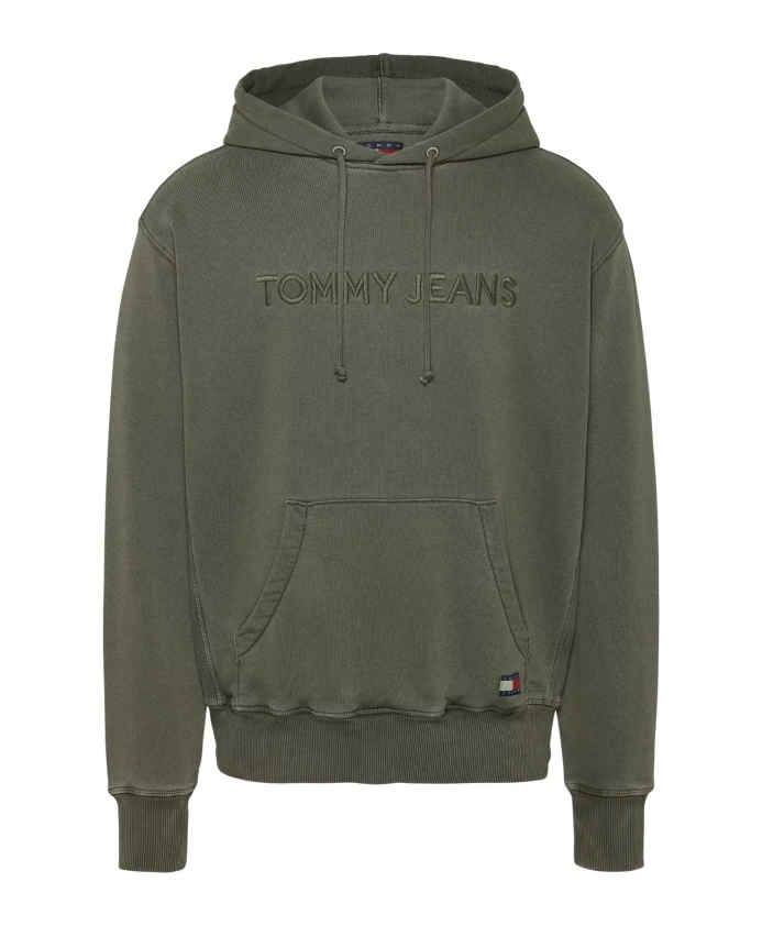 

Толстовка Tjm relaxed tj label Tommy Jeans, зеленый