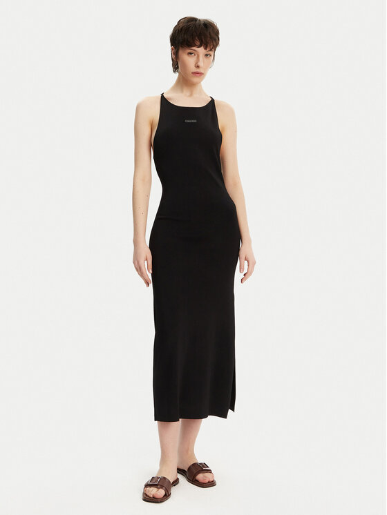 

Платье облегающего кроя для повседневной носки J20J225296 Calvin Klein Jeans, черный
