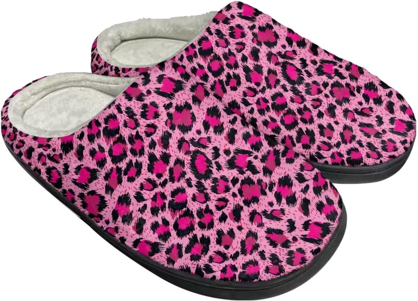 

Унисекс тапочки Howilath из фланели, модные домашние тапочки с теплым и дышащим флисом, размеры-2XL, розовый