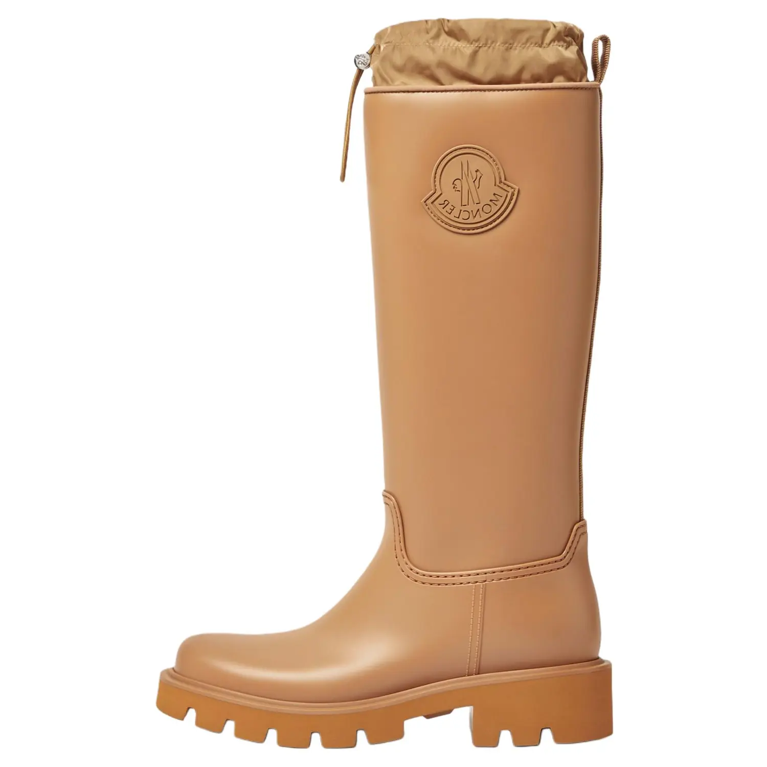Moncler Водонепроницаемые резиновые сапоги Kickstream, женские, коричневые