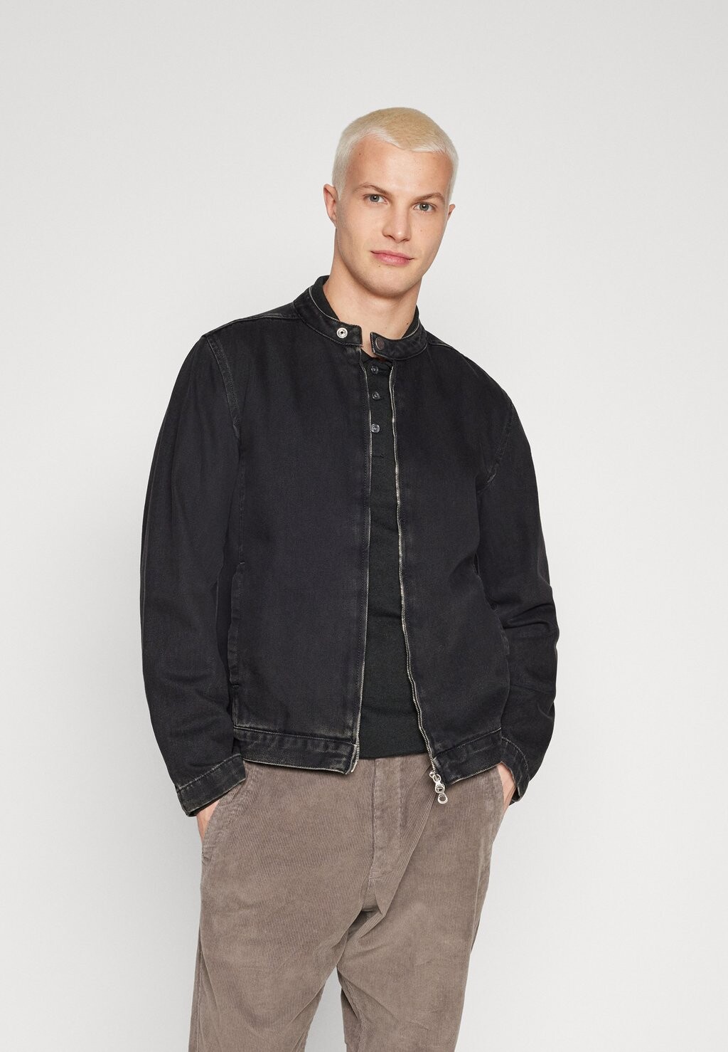 

Джинсовая куртка Diesel GLORY, цвет black denim