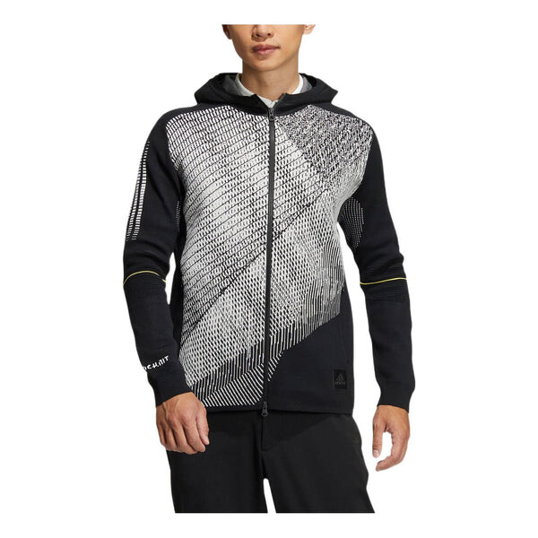 

Куртка adidas Statement Primeknit Hooded Jacket 'Black', черный