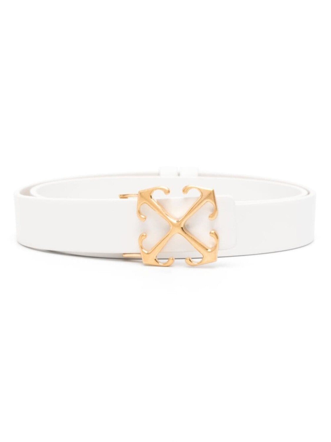 

Off-White ремень с логотипом Arrows, белый