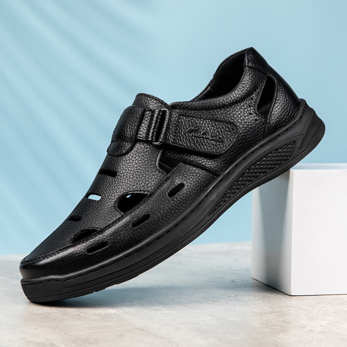 Mulinsen Мужские повседневные кроссовки Low Top черные, цвет Black — фото 2