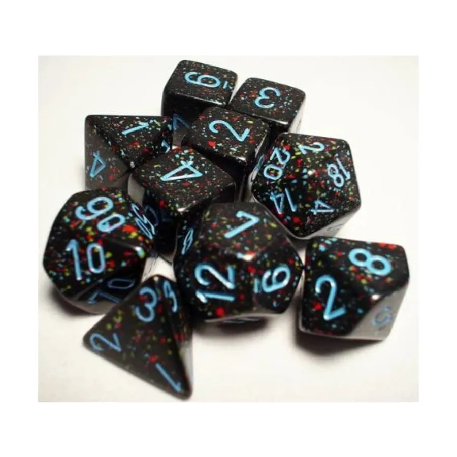 

Поликомплект синих звезд (7), Dice - Speckled (Koplow)