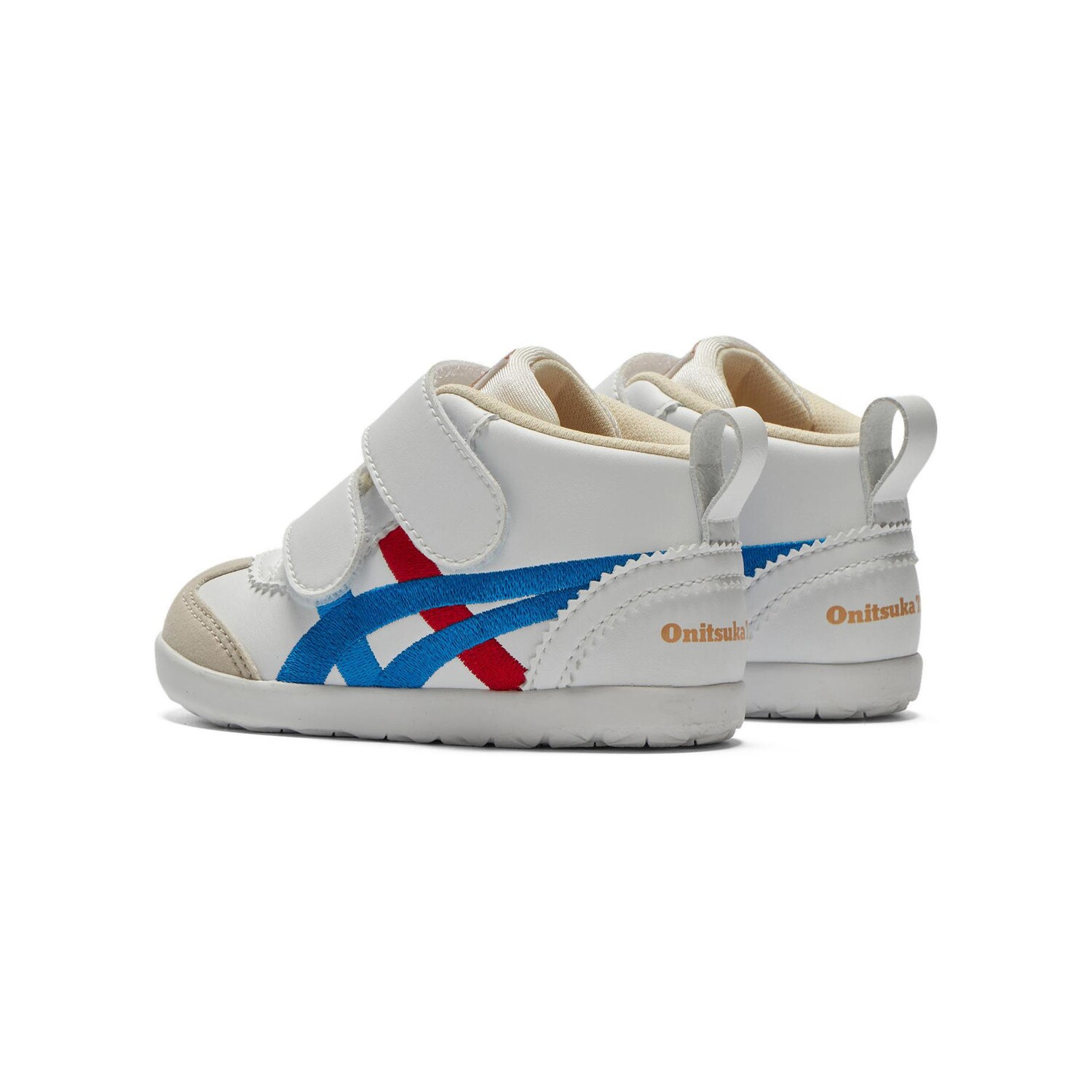Кроссовки Onitsuka Tiger MEXICO 66 Toddler Shoes TD Mid-top White/Blue/Red, белый/синий/красный — фото 4
