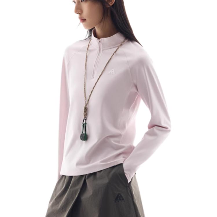 

ANTA Футболка Women's Outdoor Series женская прозрачно-розовая, Розовый, ANTA Футболка Women's Outdoor Series женская прозрачно-розовая